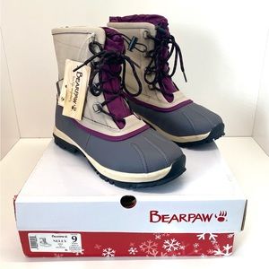 NEW: Bearpaw “Nelly” Waterproof Boots with Real Wool Lining • Size 9